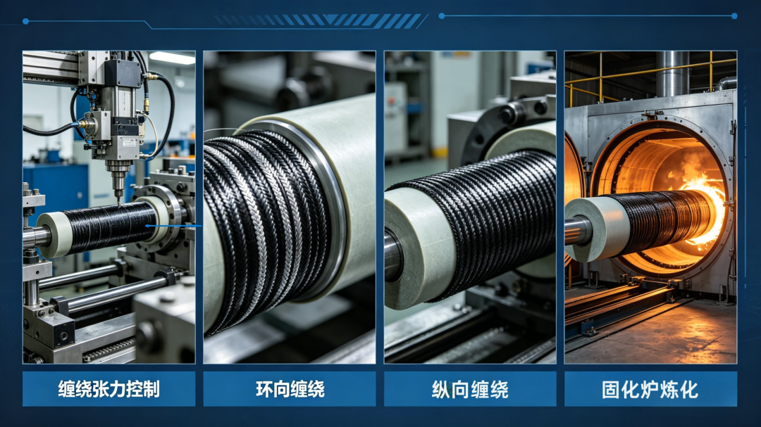 碳纤维缠绕成型工艺有四大关键环节
